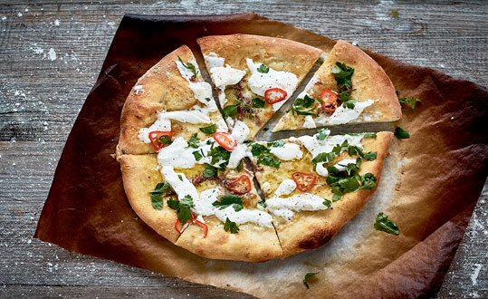 พิซซ่าบูราต้าและแองโชวี่