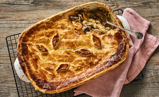 พายไก่เห็ดง่ายๆ