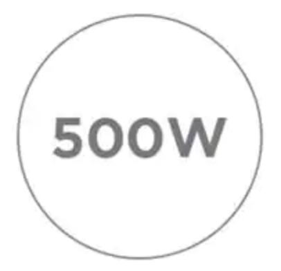 มอเตอร์ทรงพลัง 500W
